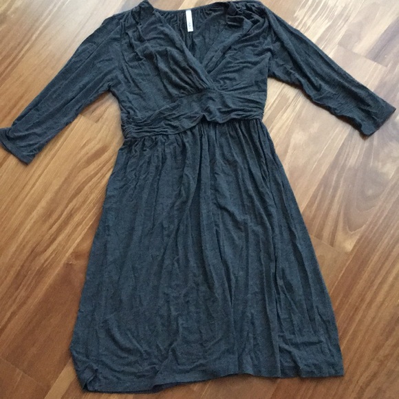 ModCloth Gilli Flattering Gray dress - Picture 1 of 3